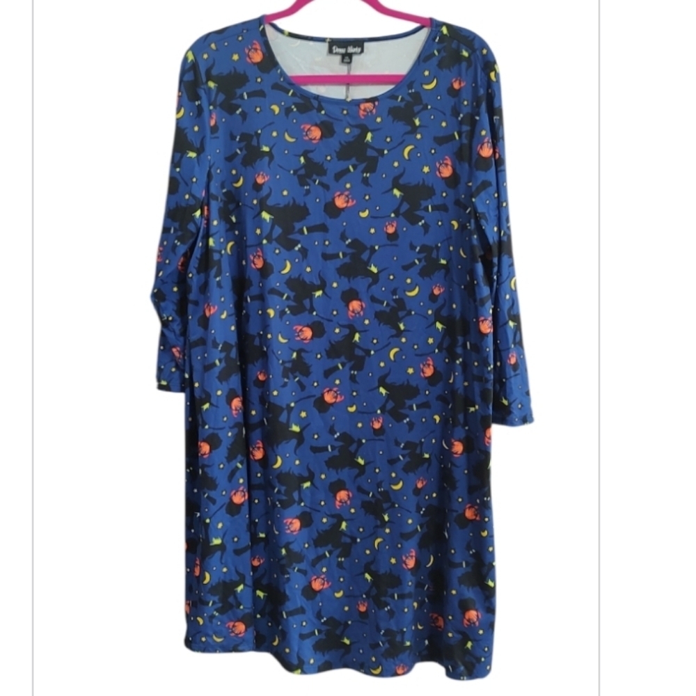Dress Works 3/4 Sleeve Halloween Theme PJ Size XXL